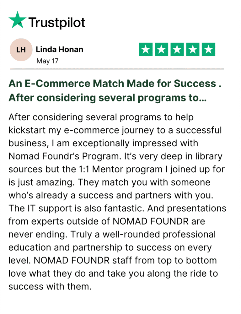 Learners testimonial