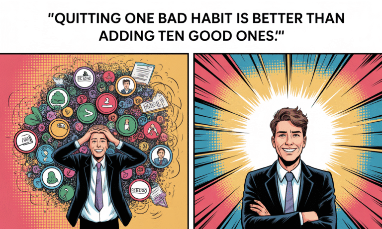 Why Quitting One Bad Habit Beats Adding 10 Good Ones: Stop the Leak Before You Scale