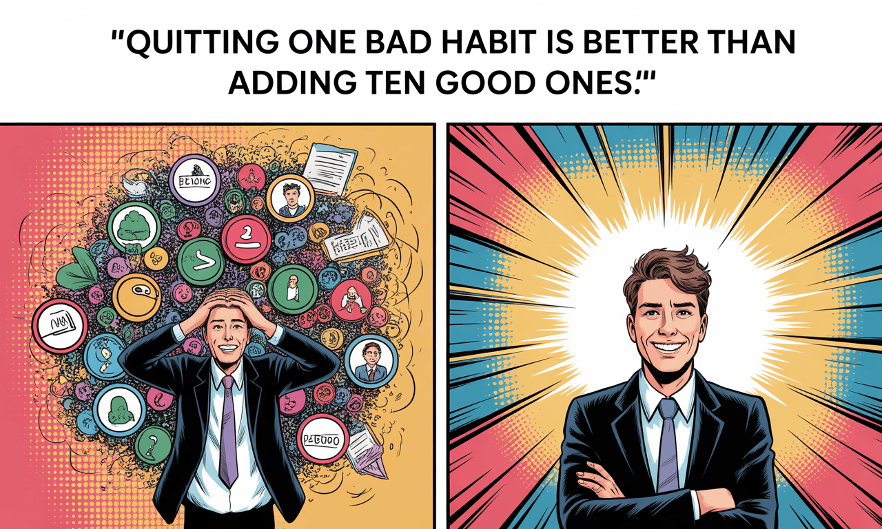 Why Quitting One Bad Habit Beats Adding 10 Good Ones: Stop the Leak Before You Scale
