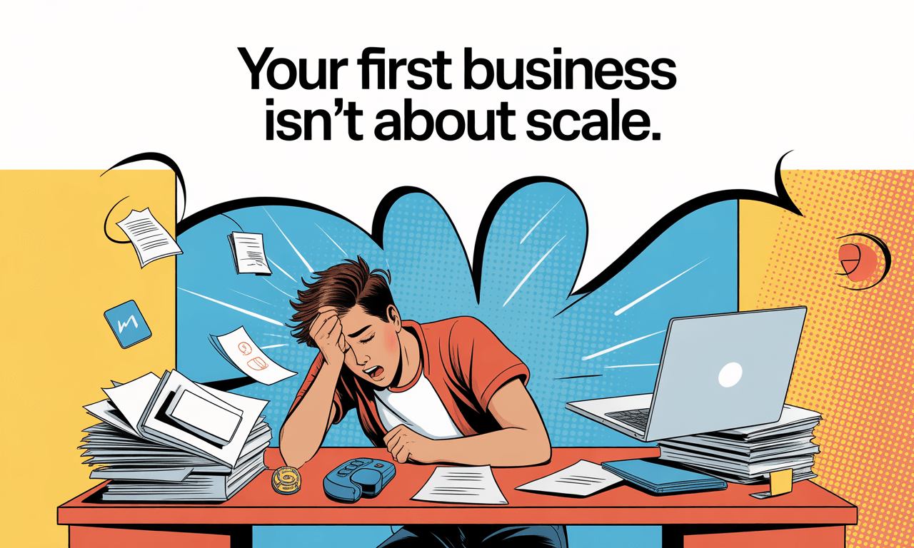 Your First Business Isn’t About Scale: How Starting Small Sets You Up for Long-Term Success