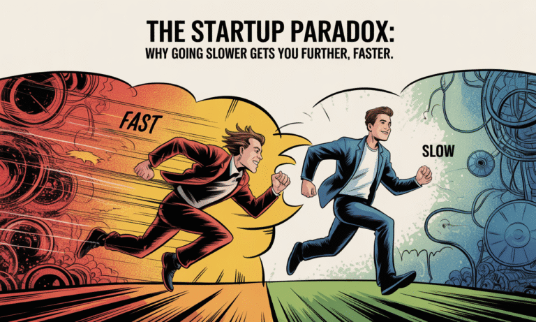 The Startup Paradox: Why Going Slower Gets You Further, Faster