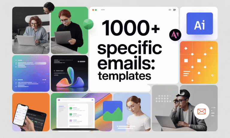1000+ Specific Emails: Templates