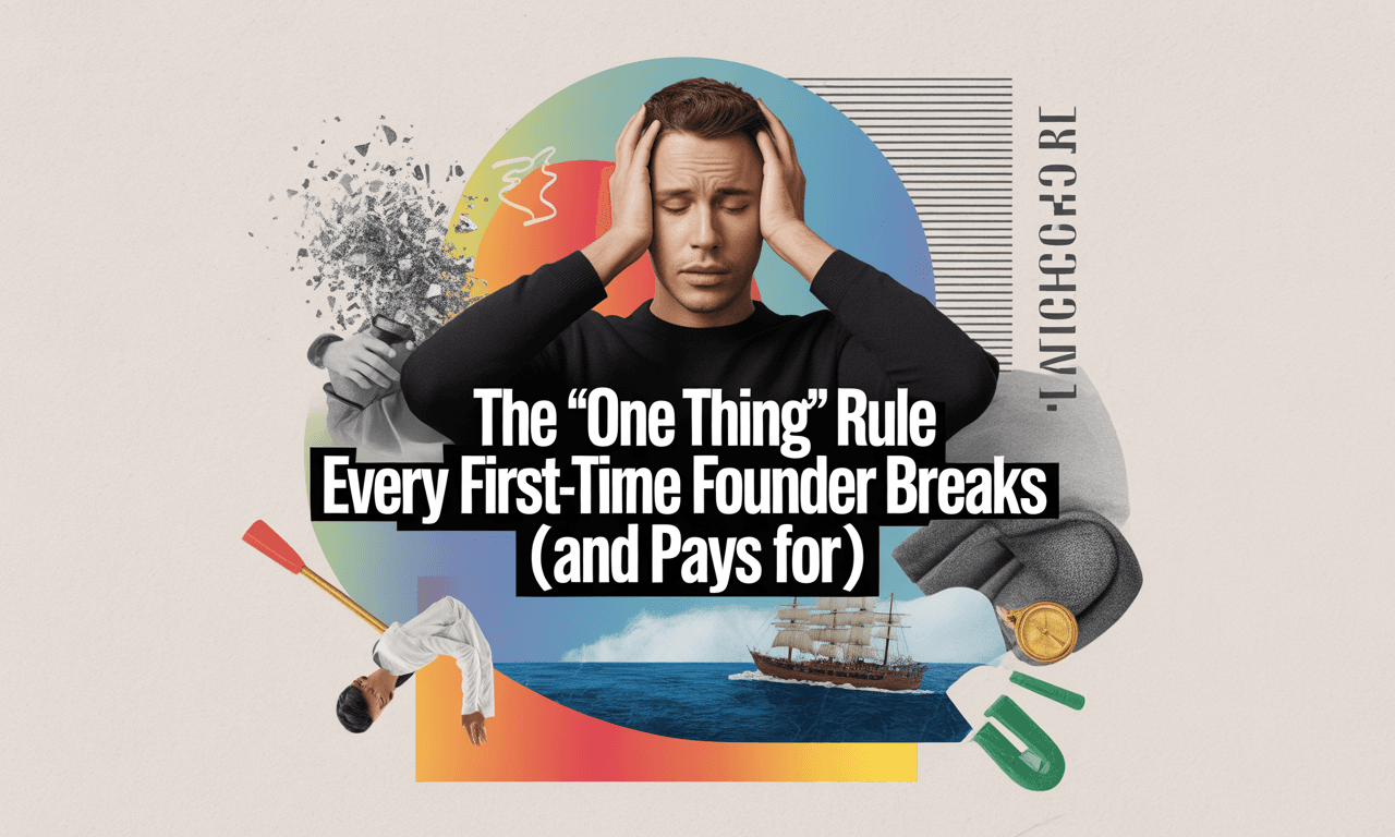 Rule Every First-Time Founder Breaks