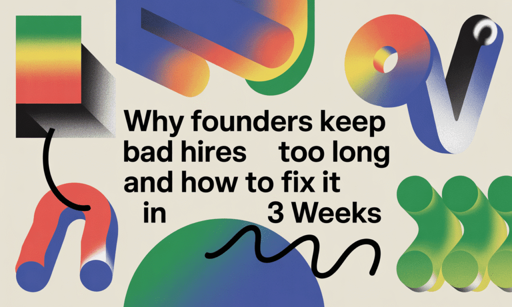 Why Founders Keep Bad Hires Too Long