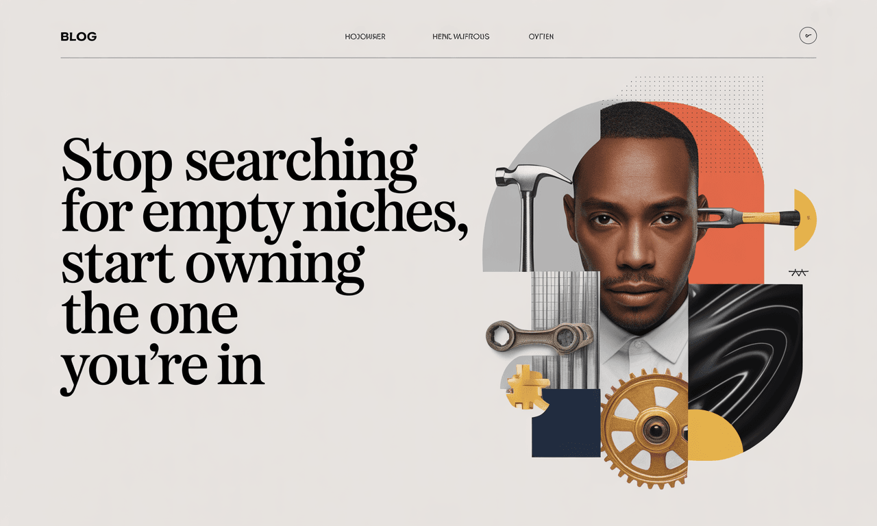 Stop Searching for Empty Niches, Start Owning the One You’re In.
