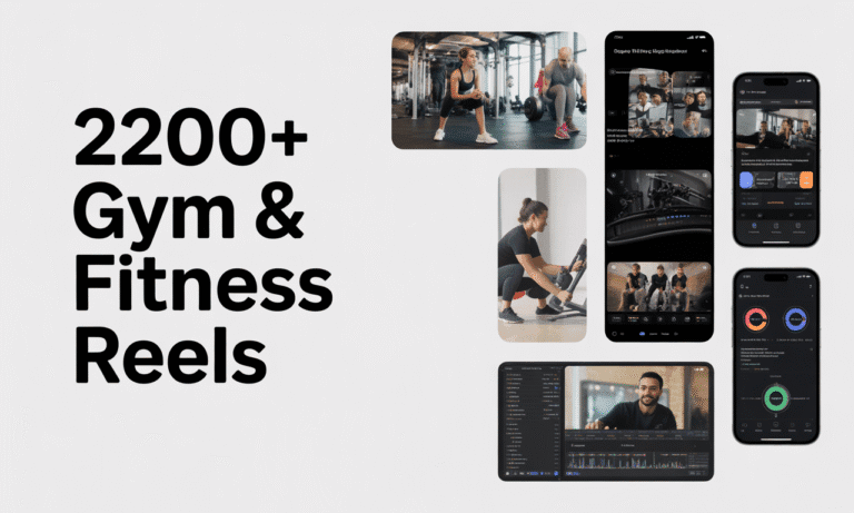 2200+ Gym & Fitness Reels