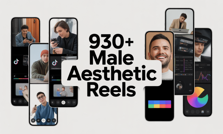 930+ Male Aesthetic Reels