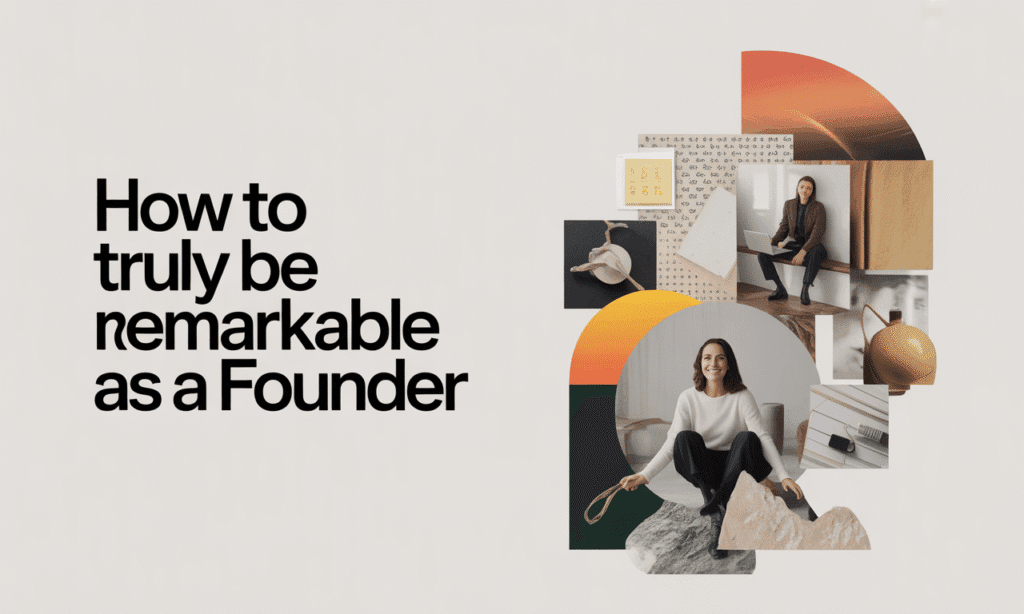 How to Truly Be Remarkable as a Founder