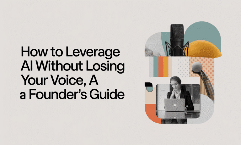 How to Leverage AI Without Losing Your Voice