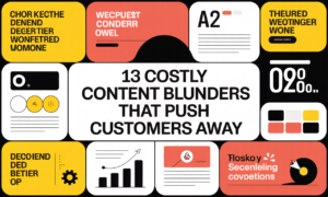 13 Costly Content Blunders That Push Customers Away