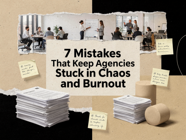 7 Mistakes That Keep Agencies Stuck in Chaos and Burnout