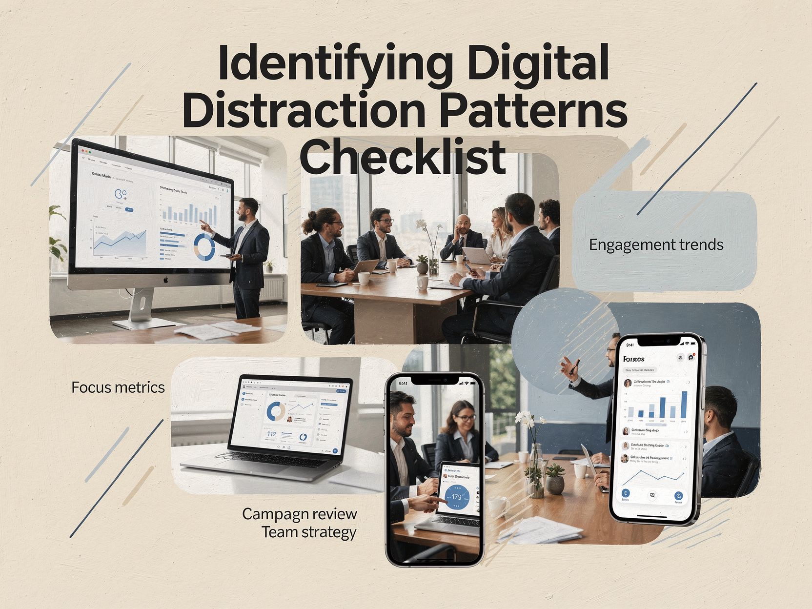 Identifying Digital Distraction Patterns Checklist | Nomad Foundr