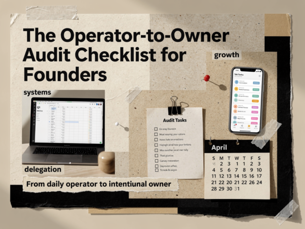 The Operator-to-Owner Audit Checklist for Founders | Nomad Foundr