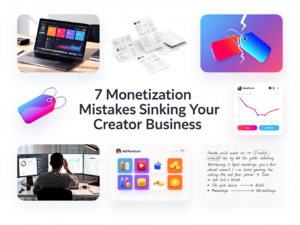 7 Monetization Mistakes Sinking Your Creator Business