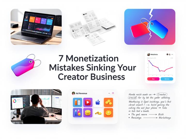 7 Monetization Mistakes Sinking Your Creator Business