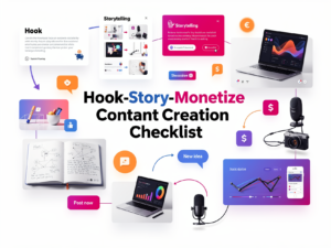 Hook-Story-Monetize Content Creation Checklist